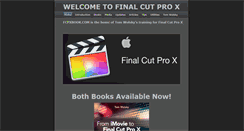 Desktop Screenshot of fcpxbook.com