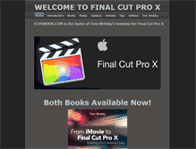Tablet Screenshot of fcpxbook.com